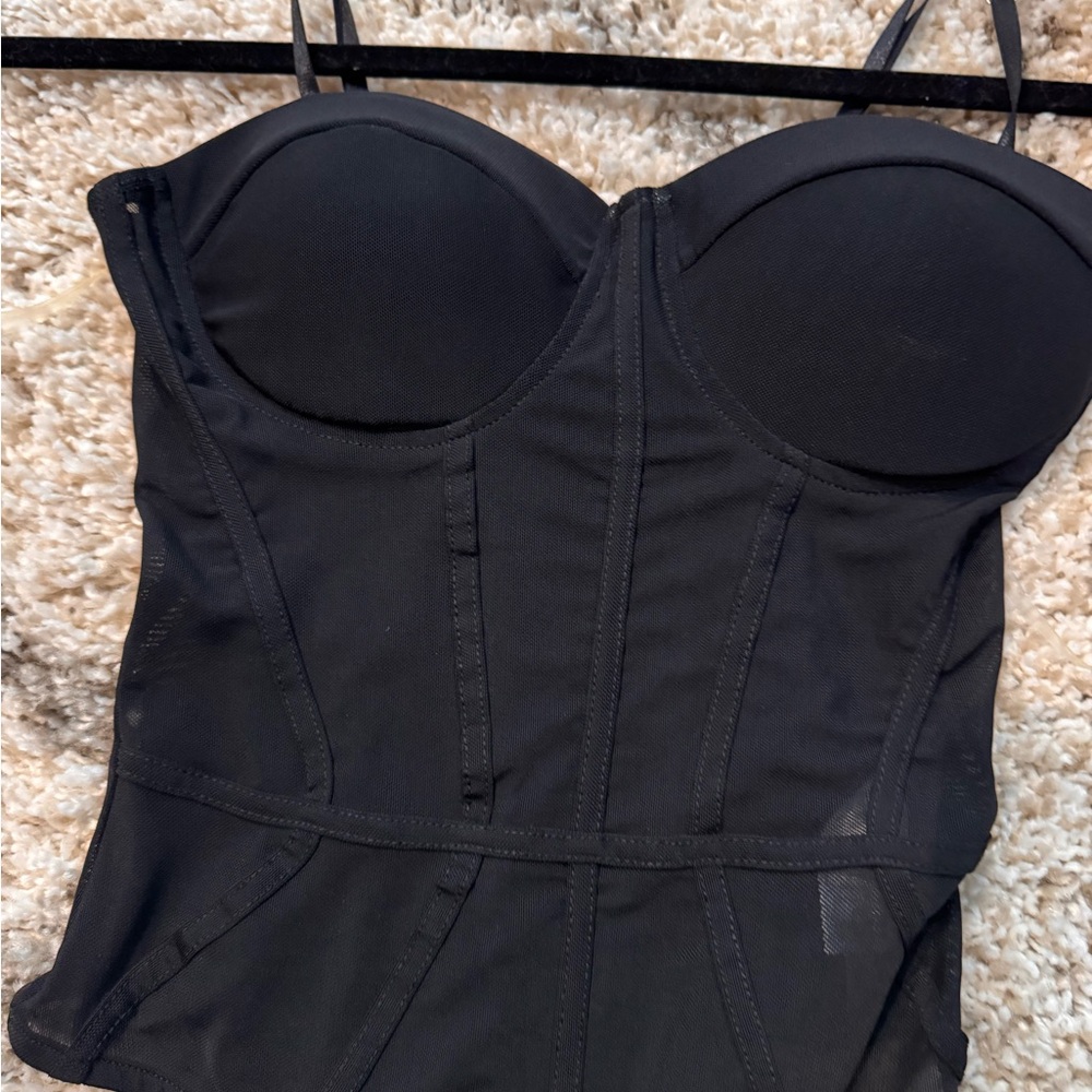 Black Bustier Corset very cute ! While it lasts!